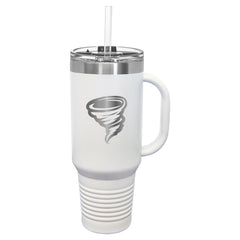 BACK TO SCHOOL Ames Cyclones 40oz. Travel Mug with Handle Engraved Stainless Steel Drinkware