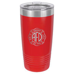 AFD Ankeny Fire Department 20oz. Travel Tumbler with Handle Engraved Stainless Steel Drinkware