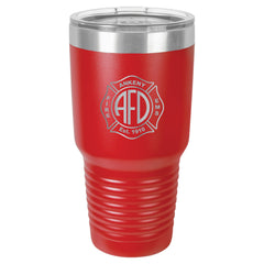 AFD Ankeny Fire Department 30oz. Travel Tumbler with Handle Engraved Stainless Steel Drinkware