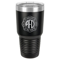 AFD Ankeny Fire Department 30oz. Travel Tumbler with Handle Engraved Stainless Steel Drinkware