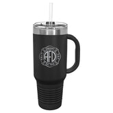 AFD Ankeny Fire Department 40oz. Travel Mug with Handle Engraved Stainless Steel Drinkware