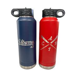 CANI Baseball Engraved Stainless Steel Drinkware Tumbler