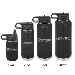BACK TO SCHOOL Des Moines Public School Polar Camel Water Bottle Engraved Stainless Steel Drinkware