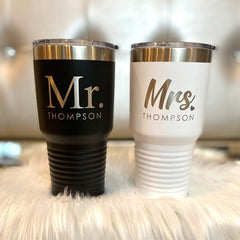 Personalized 30oz. Tumbler, Engraved with Custom Logo, Name or Design