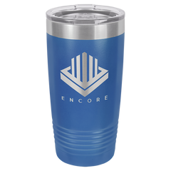 SPECIAL -SET OF 7 CUSTOM 20oz. TUMBLERS, Engraved with Custom Logo, Name or Design