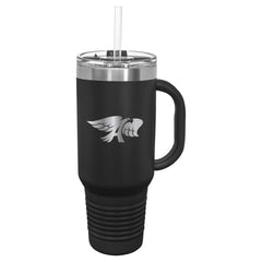 BACK TO SCHOOL 40oz. Polar Camel Travel Mug with Handle Ankeny Hawks Engraved Stainless Steel Drinkware