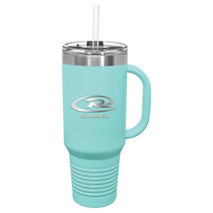 IOWA RUSH 40oz. Travel Mug Engraved Stainless Steel Drinkware