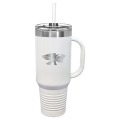 BACK TO SCHOOL 40oz. Polar Camel Travel Mug with Handle Ankeny Hawks Engraved Stainless Steel Drinkware