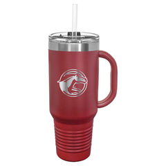 BACK TO SCHOOL 40oz. Polar Camel Travel Mug with Handle DCG Mustangs Engraved Stainless Steel Drinkware