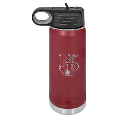 BACK TO SCHOOL 20oz. Polar Camel Water Bottle North Polk Comets Engraved Stainless Steel Drinkware