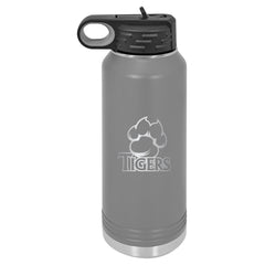 BACK TO SCHOOL WDMCS Tigers 32oz. Water Bottle Engraved Stainless Steel Drinkware