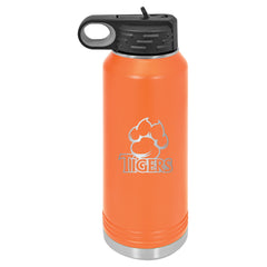 BACK TO SCHOOL WDMCS Tigers 40oz. Water Bottle Engraved Stainless Steel Drinkware