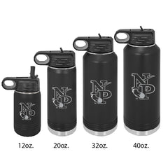 BACK TO SCHOOL North Polk Comets Polar Camel Water Bottle Engraved Stainless Steel Drinkware