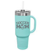 Soccer Mom Custom Engraved Stainless Steel Drinkware Tumbler