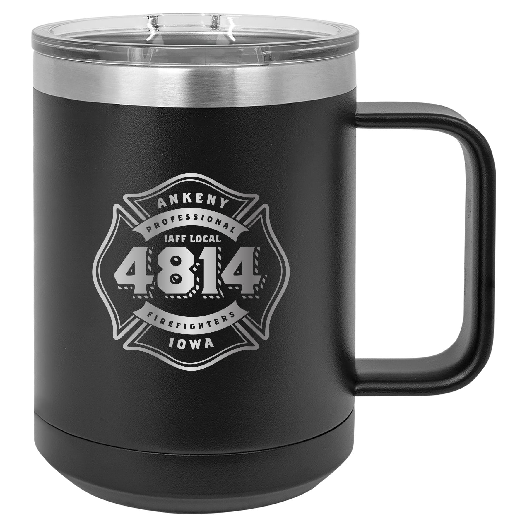 Ankeny Firefighters Union 4814 Engraved Stainless Steel Polar Camel Drinkware Tumbler