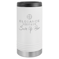 Personalized Skinny Beverage Holder, Engraved with Custom Logo, Name or Design