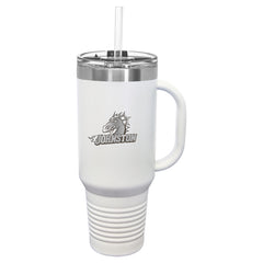 BACK TO SCHOOL Johnston Dragons 40oz. Travel Mug with Handle Engraved Stainless Steel Drinkware