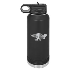 BACK TO SCHOOL 32oz. Water Bottle Ankeny Hawks Engraved Stainless Steel Drinkware