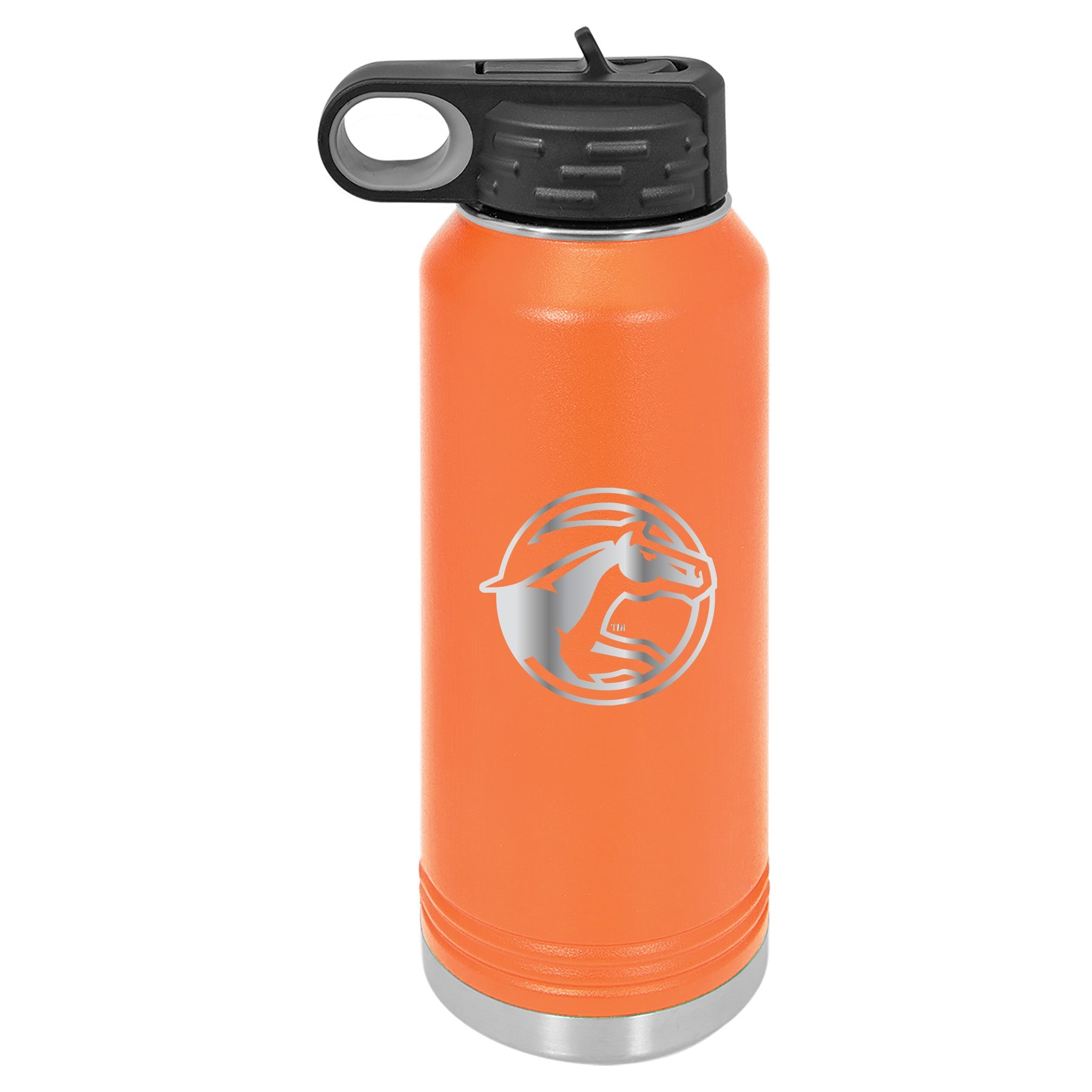 BACK TO SCHOOL 40oz. Water Bottle DCG Mustangs Engraved Stainless Steel Drinkware