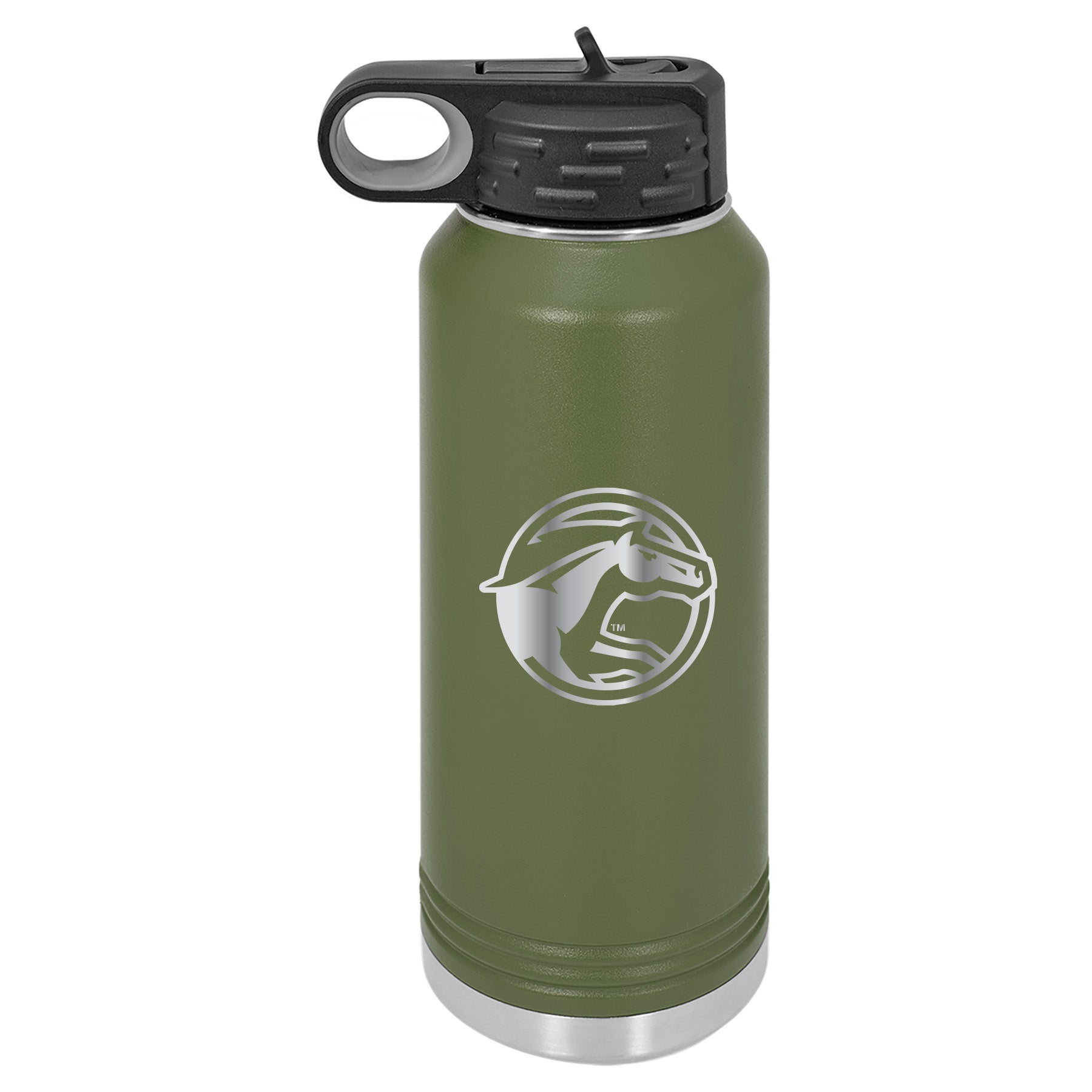 BACK TO SCHOOL 32oz. Polar Camel Water Bottle DCG Mustangs Engraved Stainless Steel Drinkware