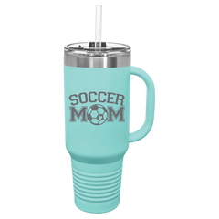 Soccer Mom Custom Engraved Stainless Steel Drinkware Tumbler